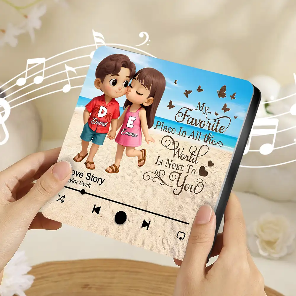 Cute Couple Holding Hands Acrylic Car Hanger, Sweet Love Gift for Her or Him, Personalized Romantic Decor - Image 7