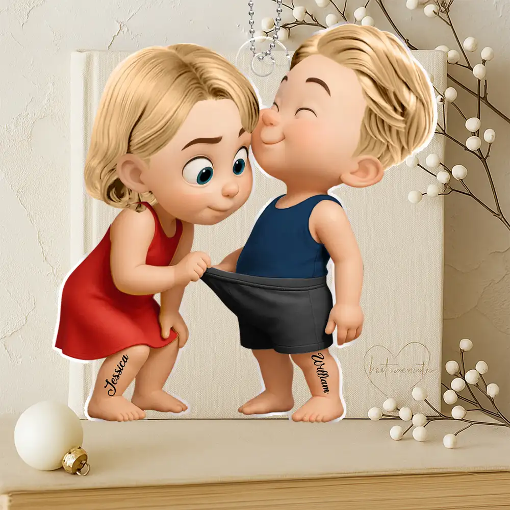 "Annoying You Forever – Personalized Cartoon Car Charm" - Image 4