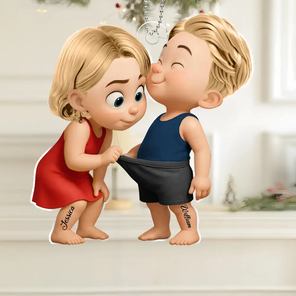 "Annoying You Forever – Personalized Cartoon Car Charm" - Image 5
