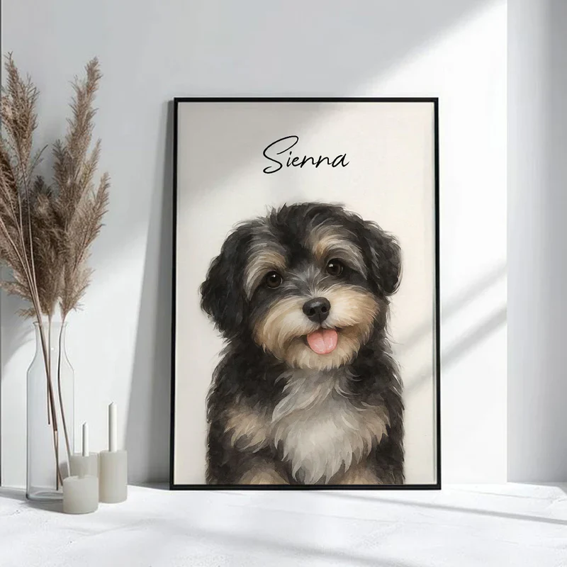 Custom Watercolor Pet Portrait Mug – Perfect for Dog Lovers - Image 4
