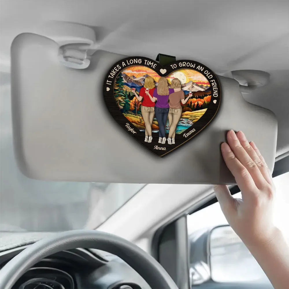 Custom Car Visor Clip for Friendship – Thoughtful Gift for Lifelong Friends - Image 8