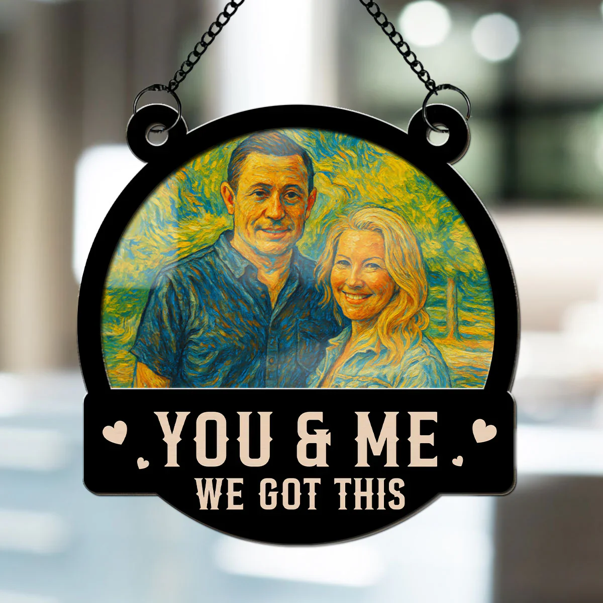 Personalized Romantic Ornament – Custom Oil Painting Gift - Image 5