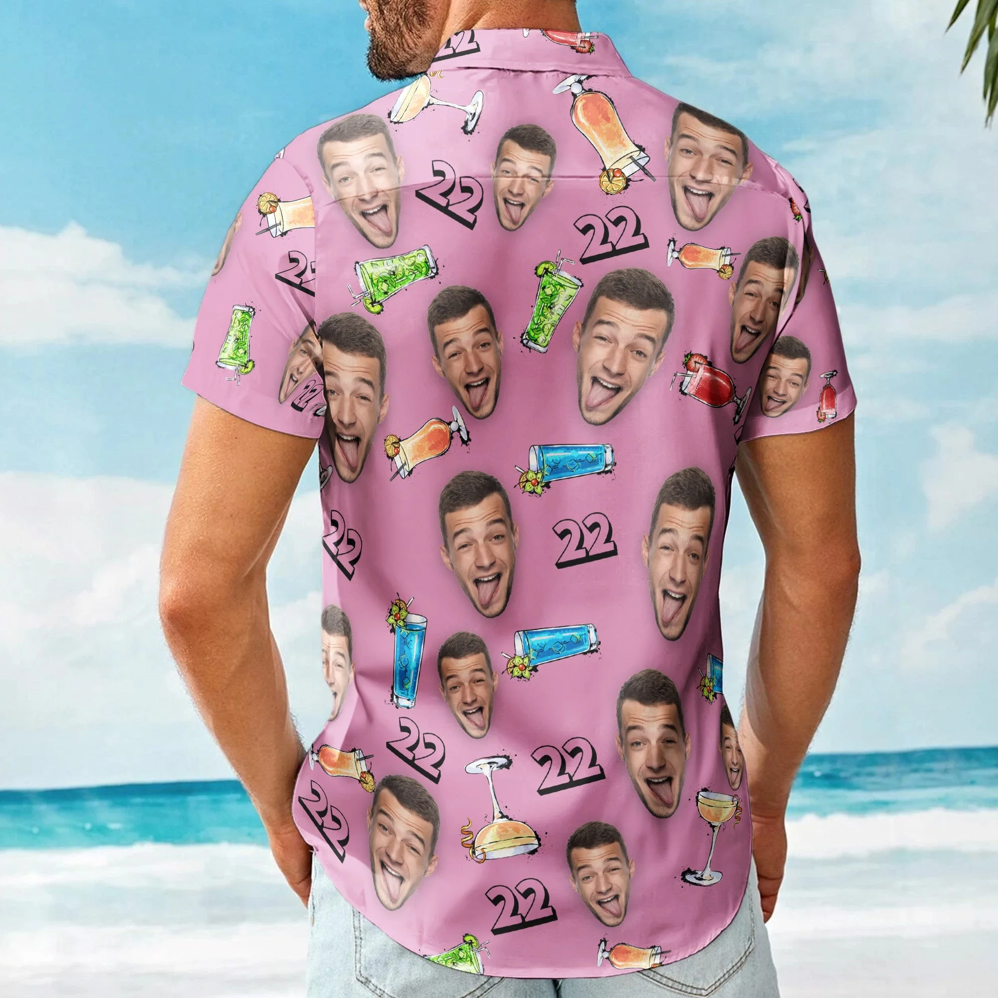 Hawaiian Shirt with Fun and Personalized Birthday Design – The Perfect Gift for Your Loved One - Image 7