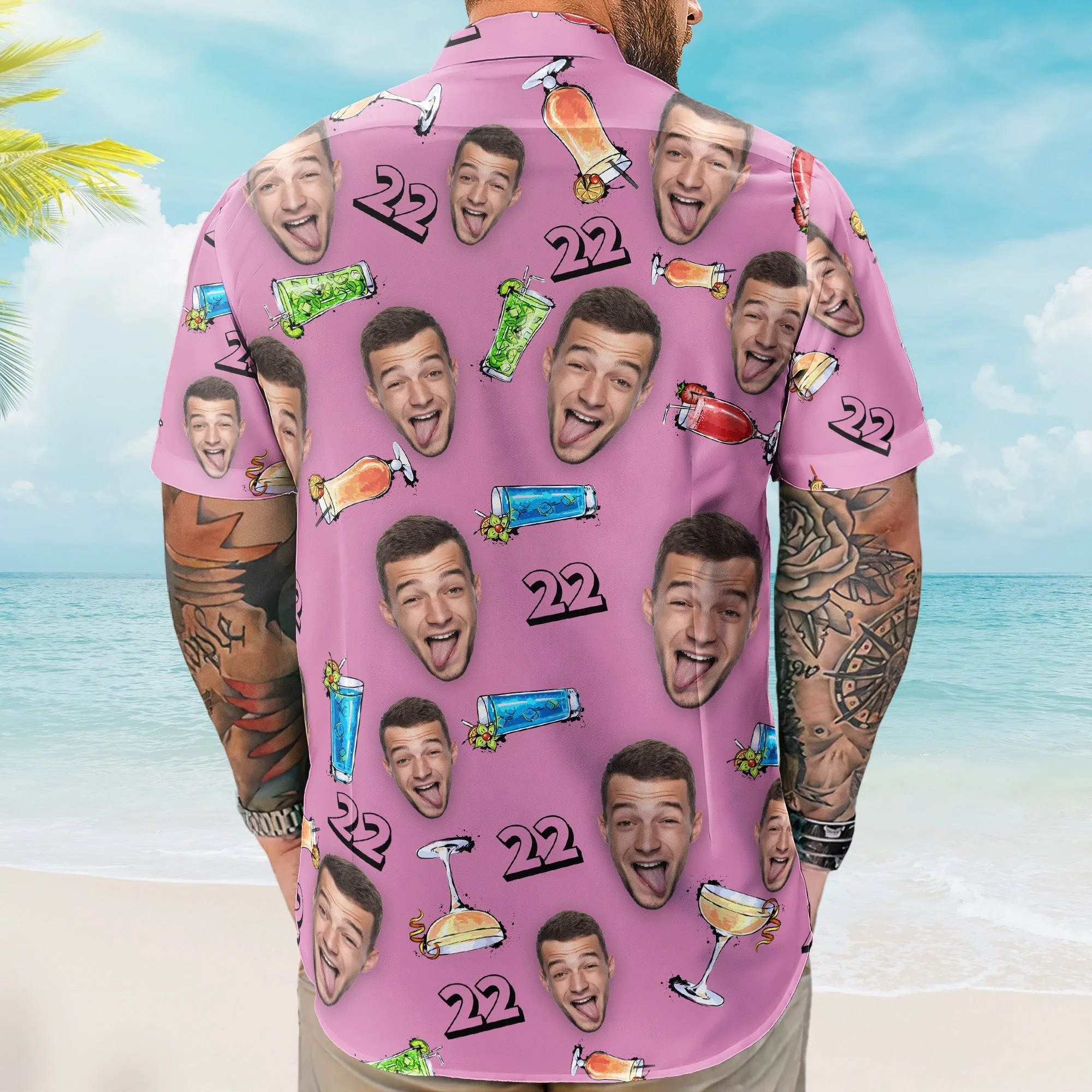 Hawaiian Shirt with Fun and Personalized Birthday Design – The Perfect Gift for Your Loved One - Image 8