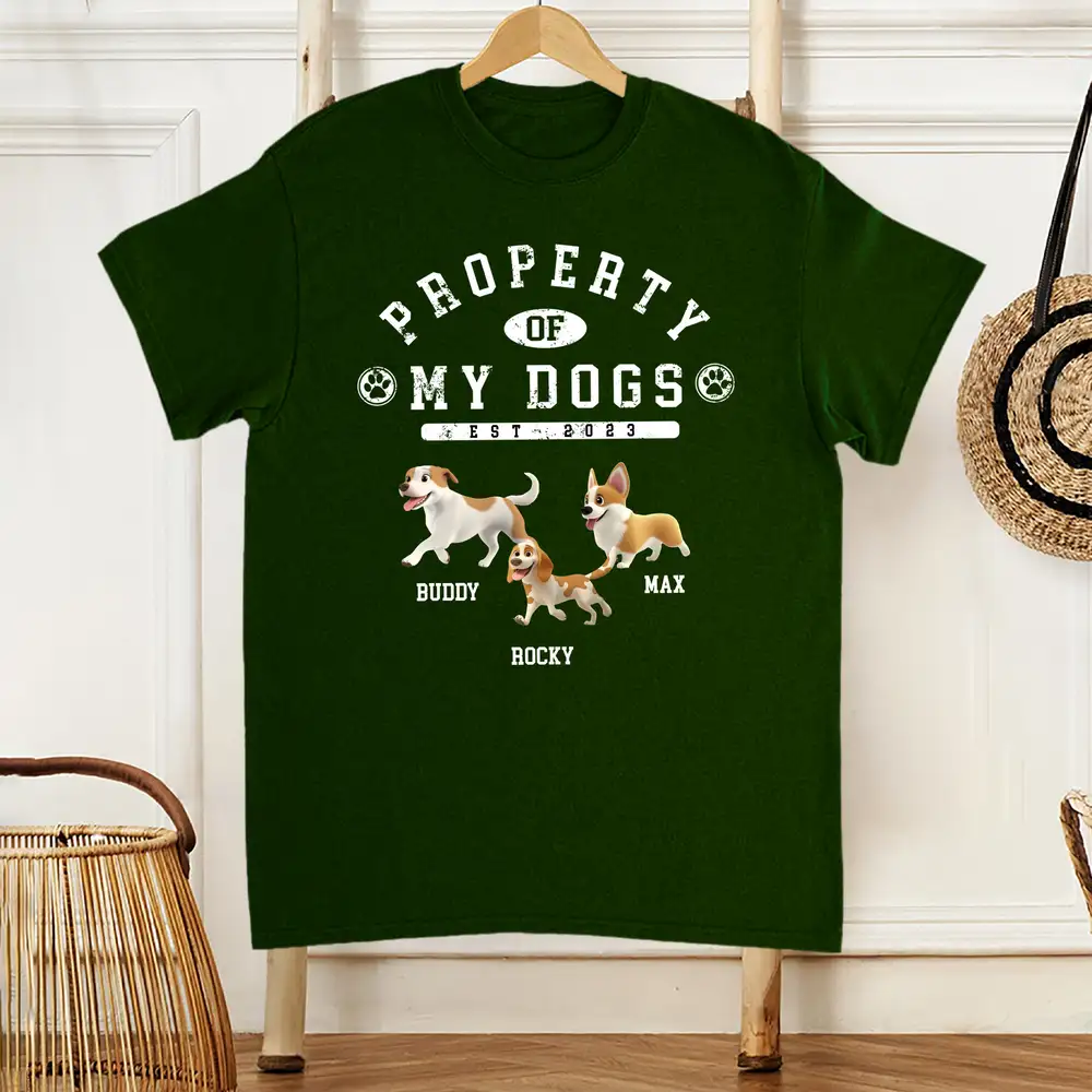 Custom Class Tee for Pet Parents - Proudly Owned by Your Pup, Fun Dog Lover Gift - Image 2