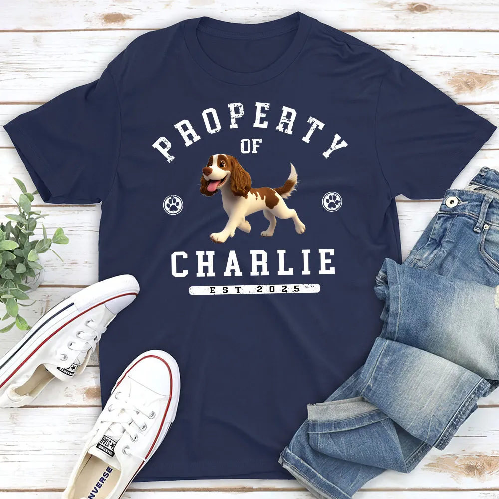 Custom Class Tee for Pet Parents - Proudly Owned by Your Pup, Fun Dog Lover Gift - Image 4