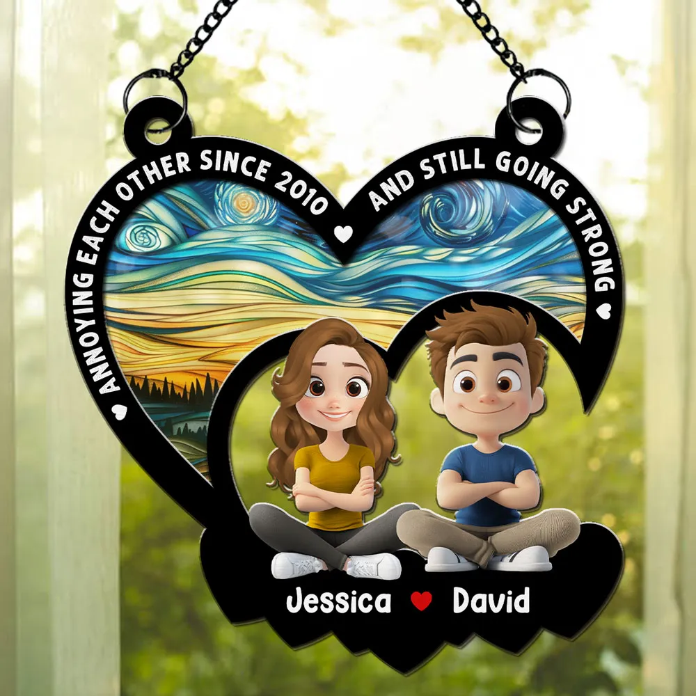 Forever With You - Personalized Custom Suncatcher - Image 4
