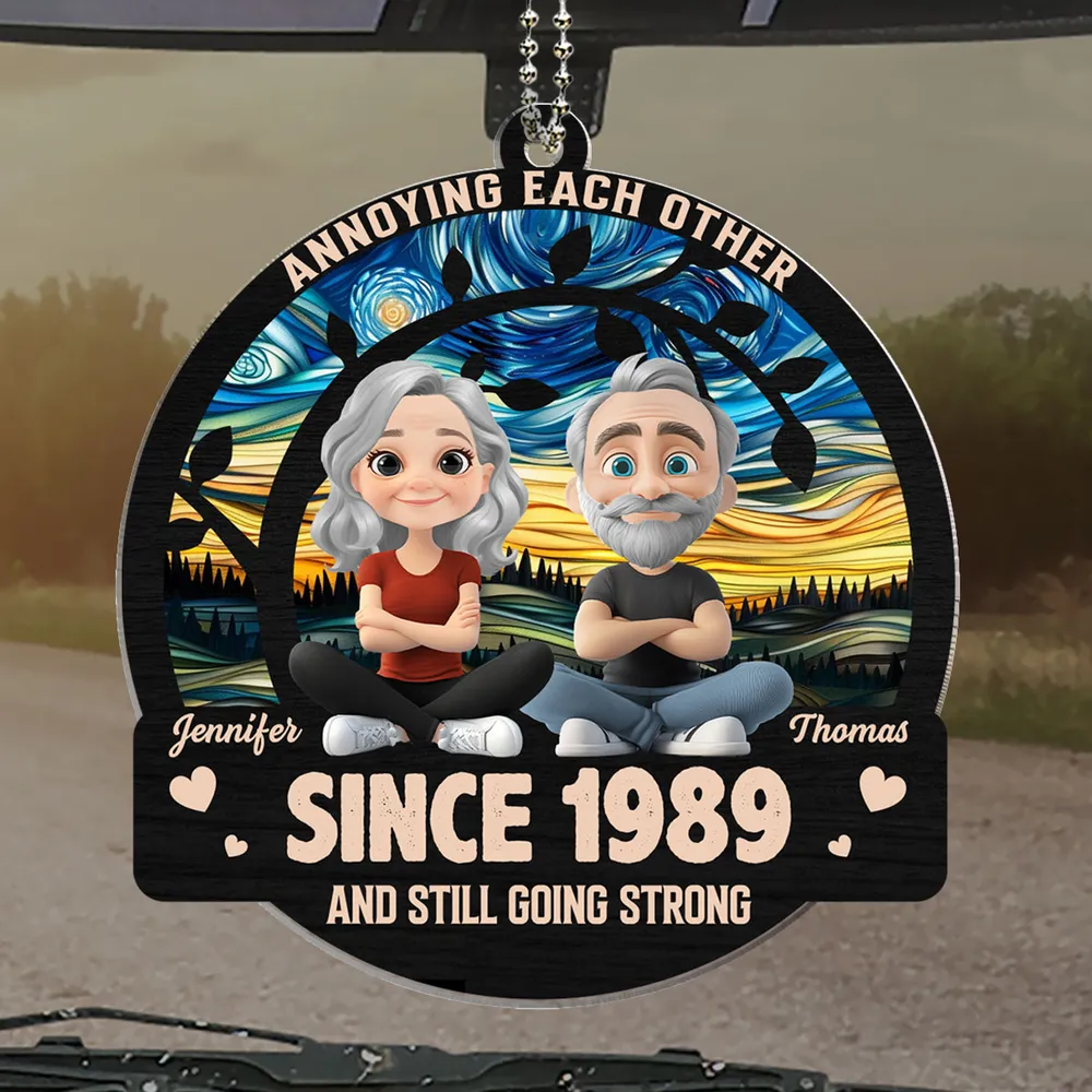 Still Going Strong – Custom Acrylic Ornament with Couple Design and Year, Gift for Spouses - Image 3