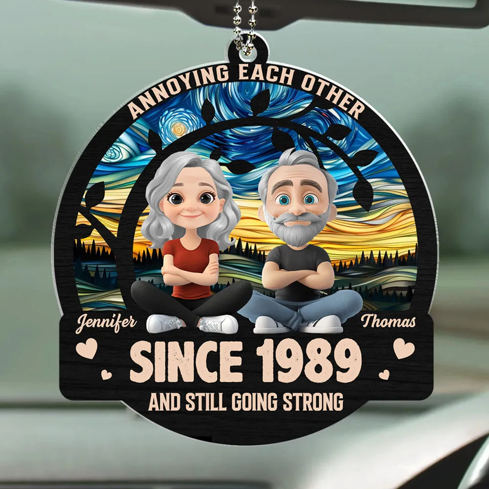 Still Going Strong – Custom Acrylic Ornament with Couple Design and Year, Gift for Spouses - Image 5