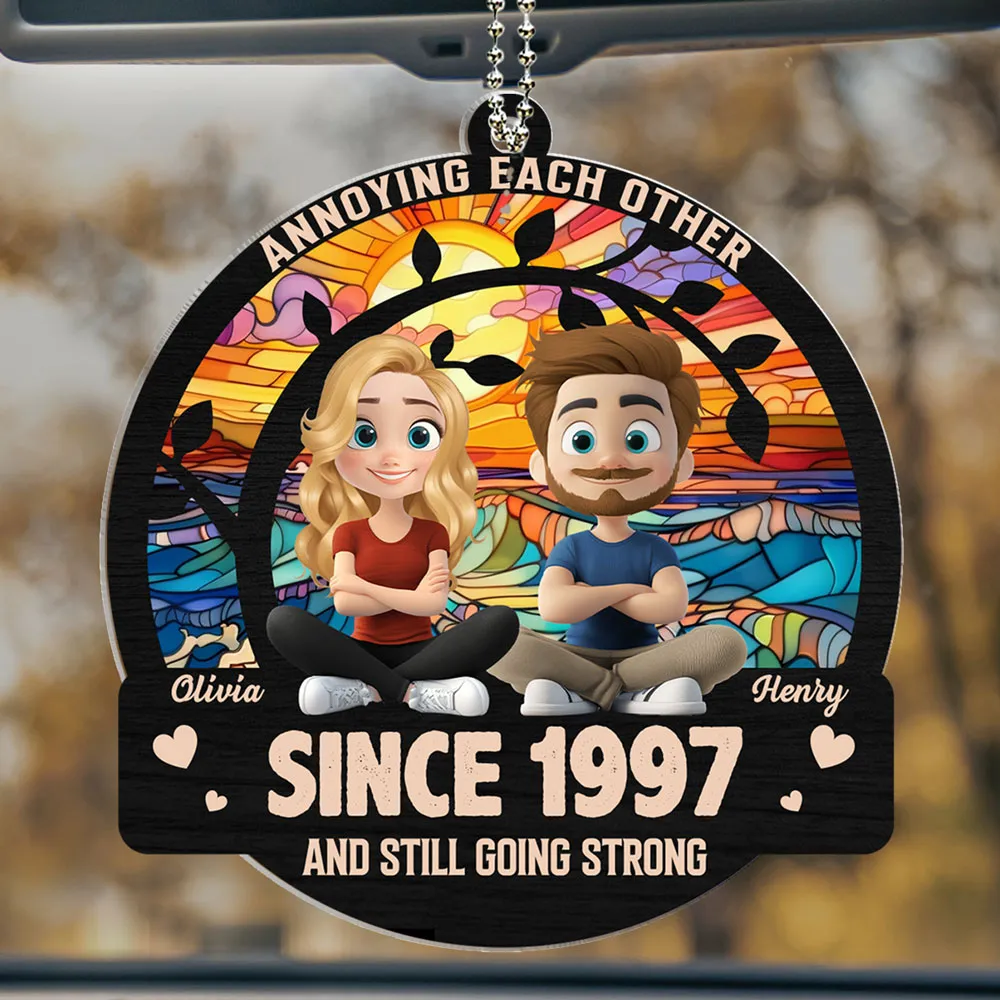 Still Going Strong – Custom Acrylic Ornament with Couple Design and Year, Gift for Spouses - Image 6