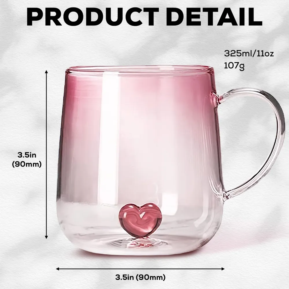 Best Friends Forever – Custom Gradient Glass Mug for Sisters and Best Friends with Fun Quote - Image 4