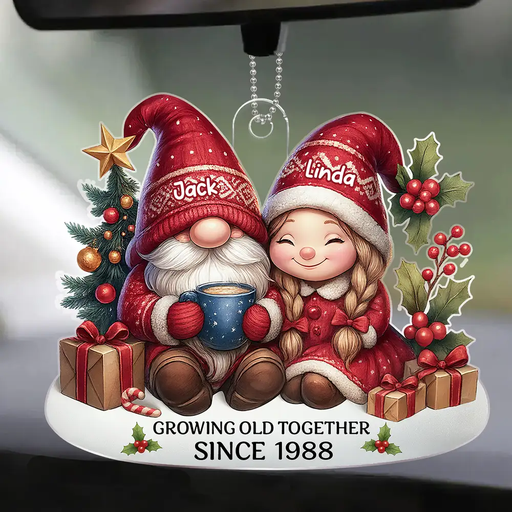 To My Forever Love - Custom Couple's Acrylic Ornament, Personalized Love Gift - Image 2