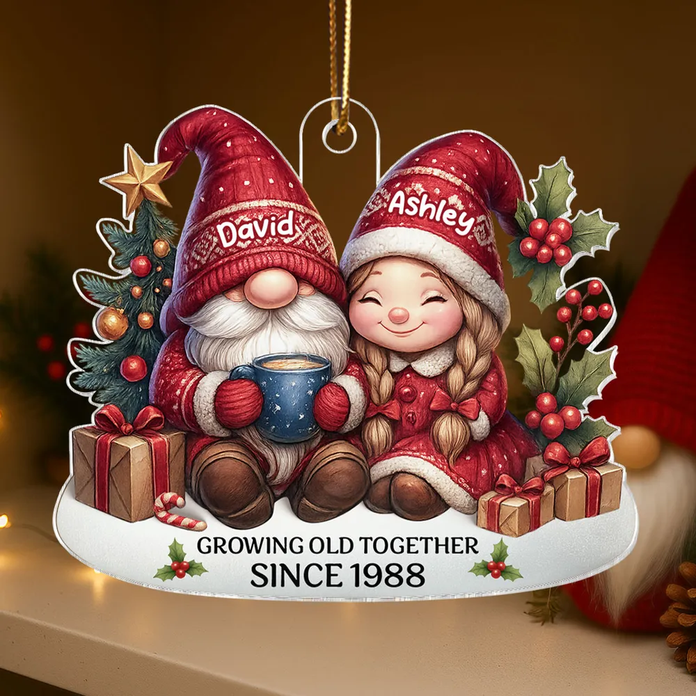 To My Forever Love - Custom Couple's Acrylic Ornament, Personalized Love Gift - Image 3