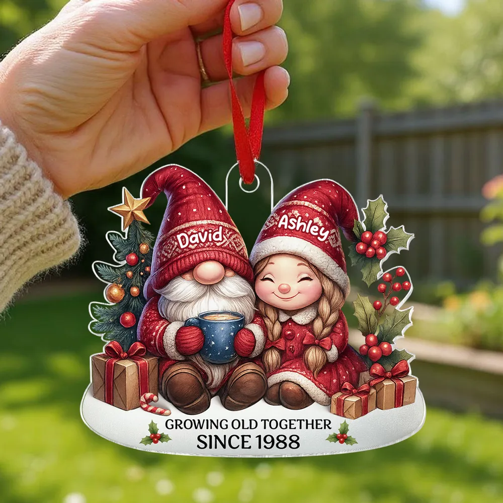 To My Forever Love - Custom Couple's Acrylic Ornament, Personalized Love Gift - Image 5
